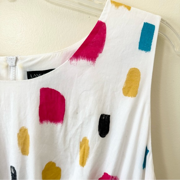 Plus Size ✨ Lane Bryant Confetti Multicolor Midi Dress with Pockets Size 26W - Picture 9 of 15